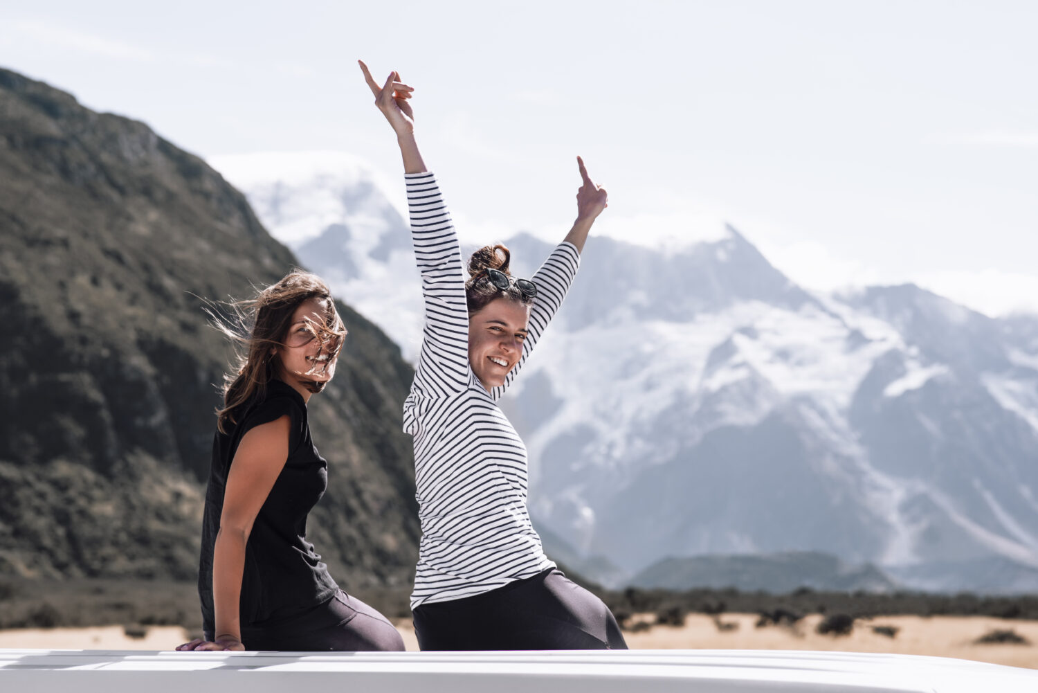 two happy young girls enjoy the moment while trave 2024 12 07 04 44 45 utc